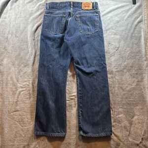 Vintage Y2K Levi's 517 Jeans Mens 34x29 Dark Wash Boot Cut Cowboy Western Rodeo